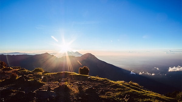 Guatemala - Known for coffee and impressive landscapes, like here near the volcano of Santa Maria
