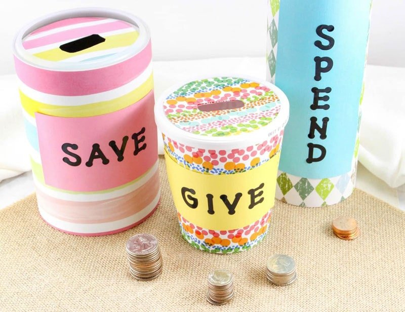 A money banke from coffee can