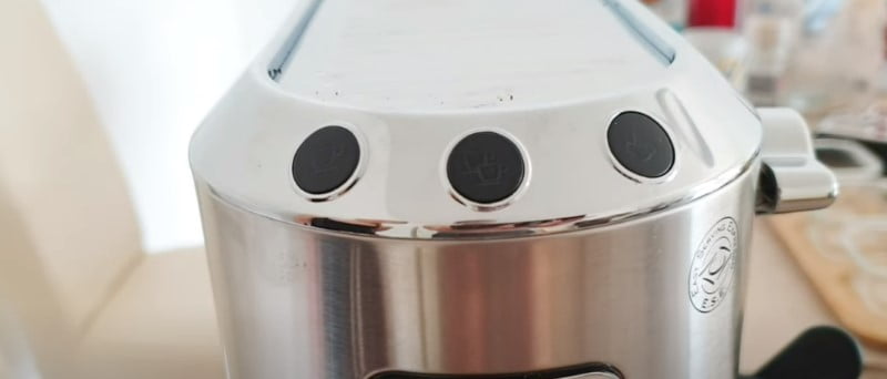 Delonghi Dedica: Control panel