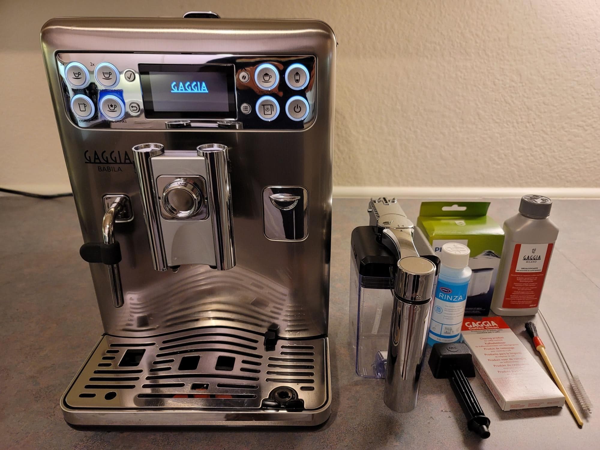 Gaggia Babila comes with a dual boiler heating system