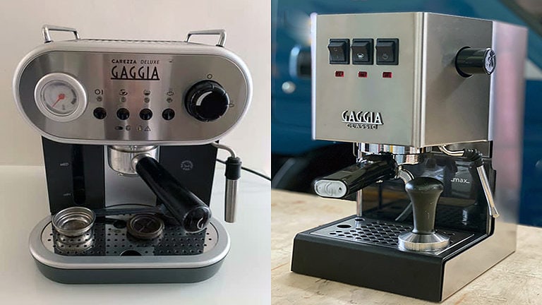 Gaggia Carezza Deluxe vs Classic Pro