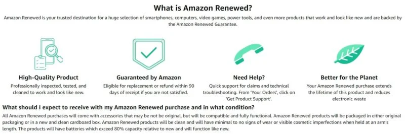 What is Amazon Renewed