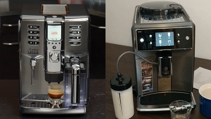 Gaggia Accademia vs Saeco Xelsis: Compare The 2 Advanced Espresso Machines