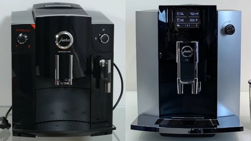 Jura C60 vs E6: Which Programmable Bean-To-Cup Coffee Machine Make Better Coffee Drinks?