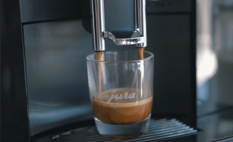 Long espresso made by Jura D6