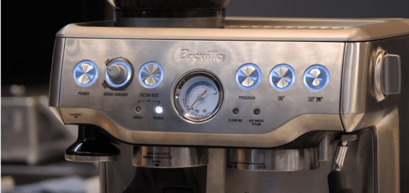 The control buttons of Barista Express