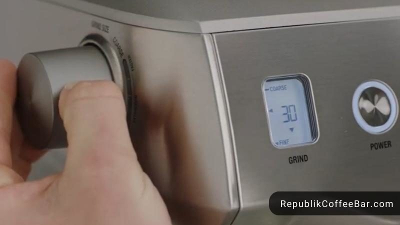 Breville Oracle: Grinding function