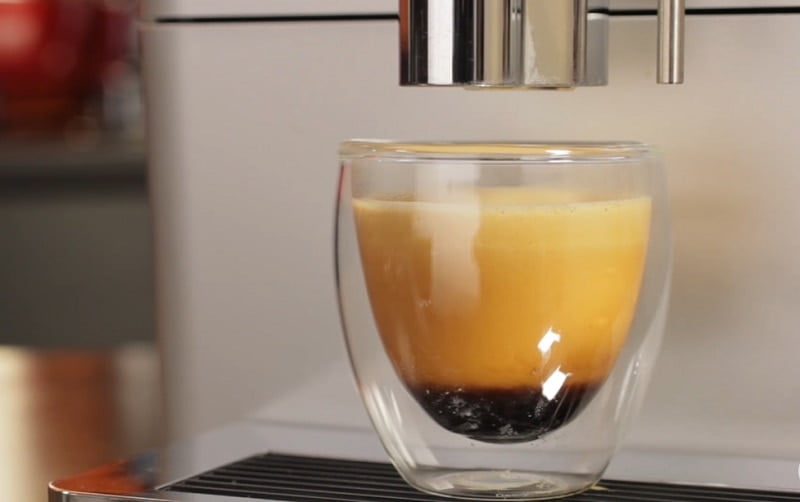 Espresso made by Jura Micro 90