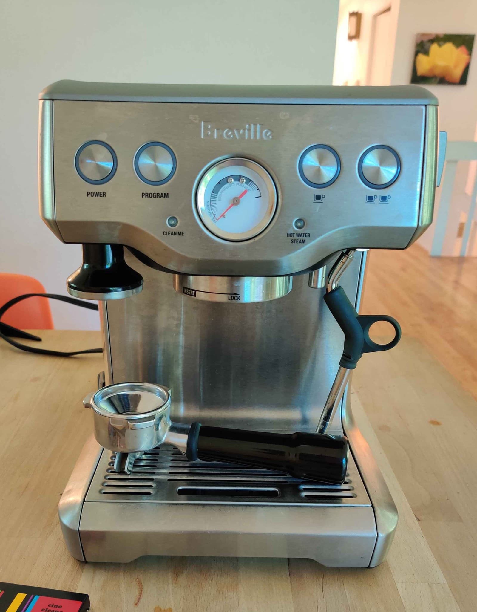 With the Breville Infuser, you get a steam wand with high pressure and convenience
