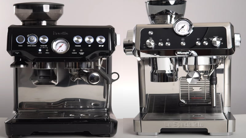 breville barista express vs delonghi la specialista: detailed comparison!