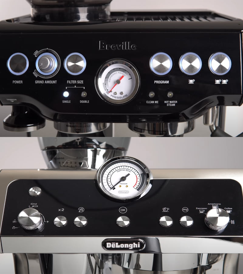 Breville Barista Express vs Delonghi La Specialista