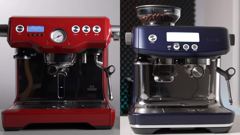breville dual boiler vs barista pro: a detailed face-off comparison