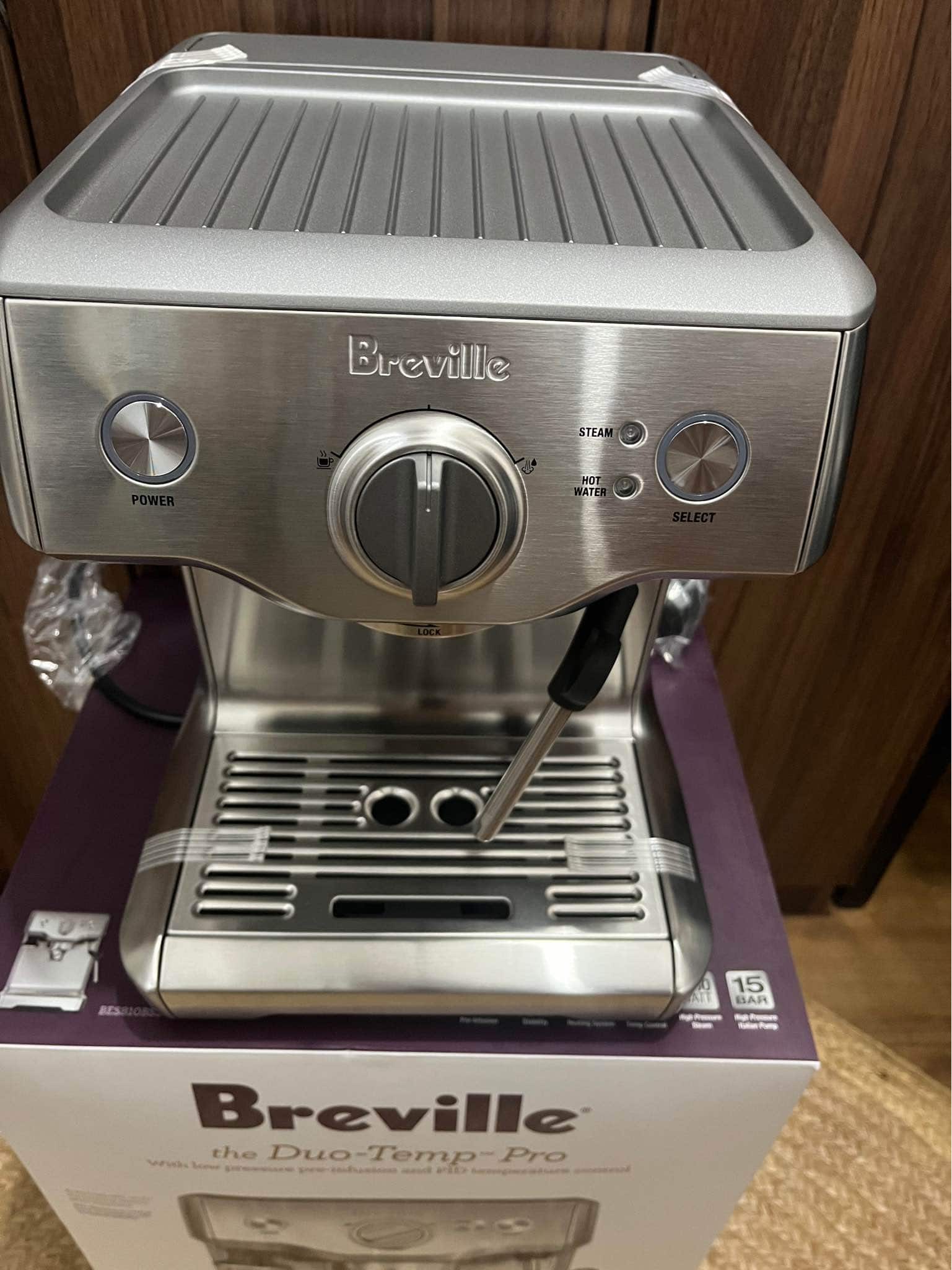 The Breville Duo Temp Pro is capable of brewing rich, aromatic espresso with a superior crema 