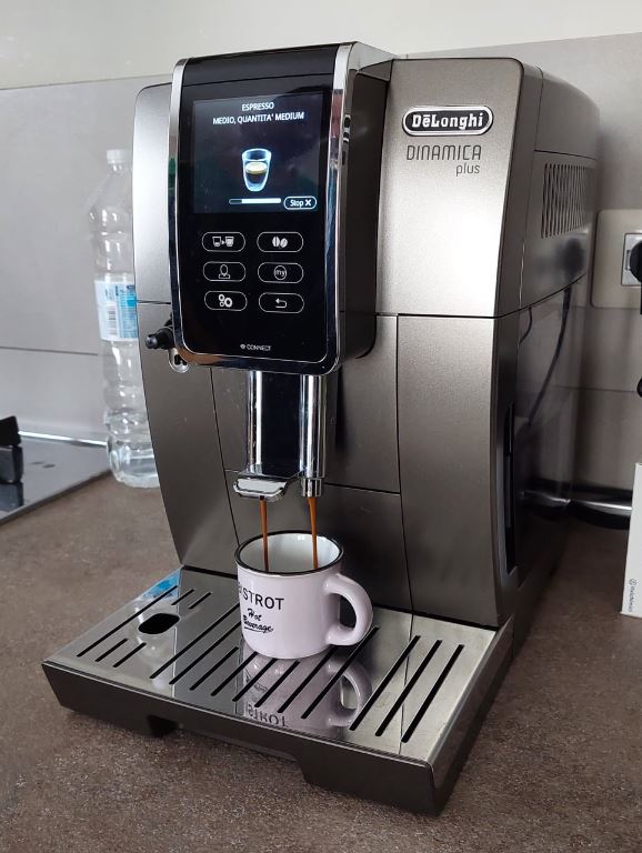 Delonghi Dinamica Plus brews tasty espresso