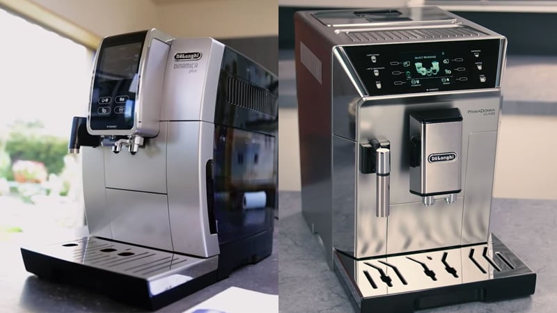 delonghi dinamica plus vs primadonna class: which espresso maker is better