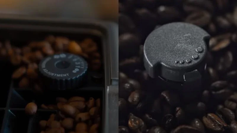 delonghi dinamica plus vs siemens eq 6's grind settings