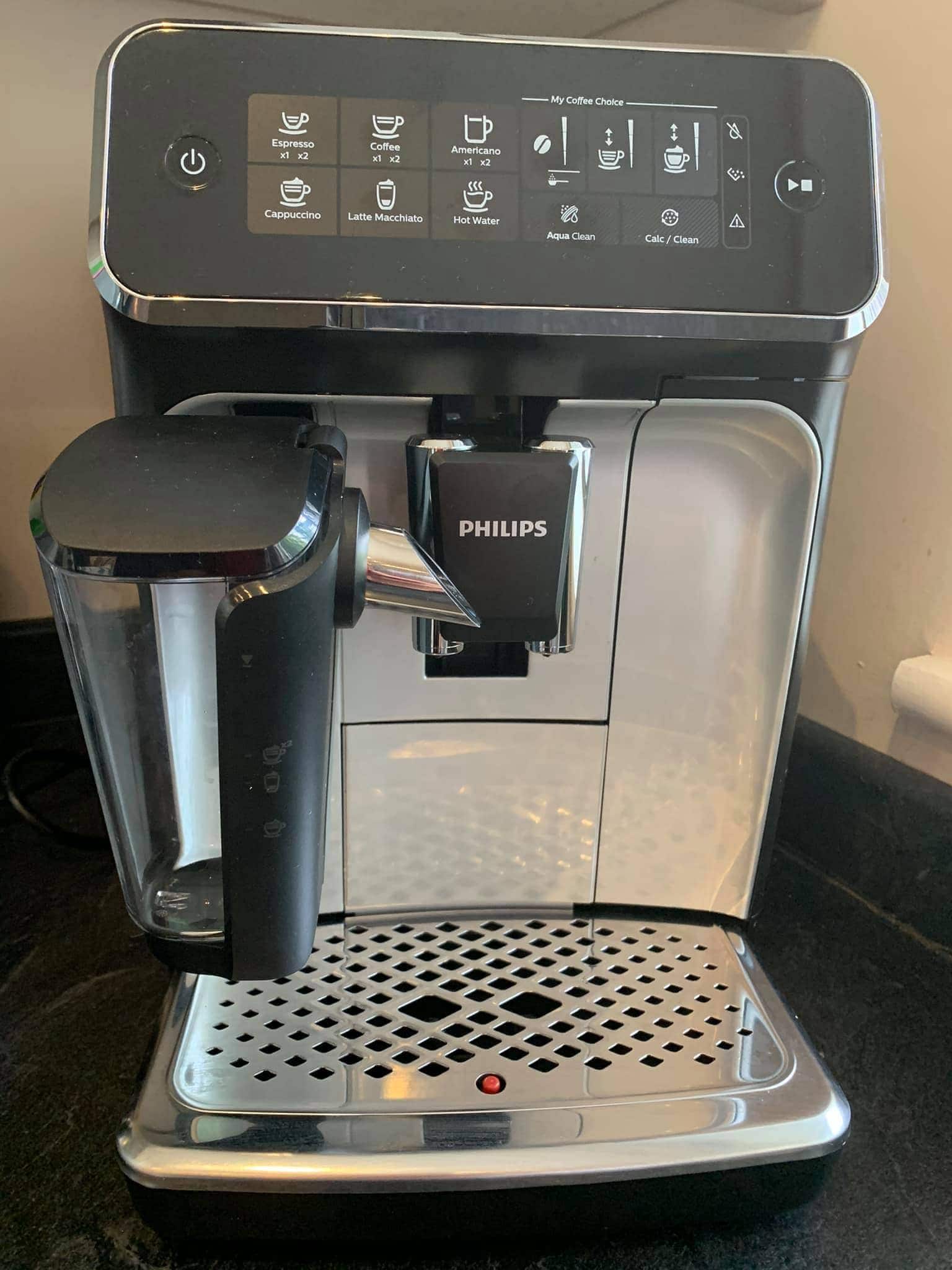 Philips 3200 LatteGo brews balanced and delicious espressos