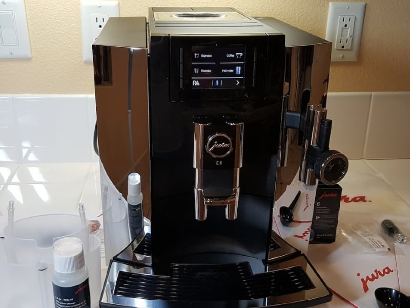 Jura E8 is an easy to use appliance