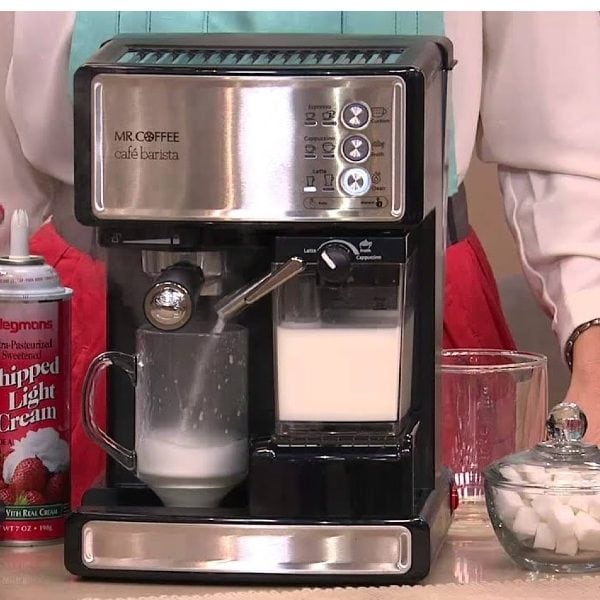 Mr. Coffee Café Barista is a semi-automatic 3 in 1 machine
