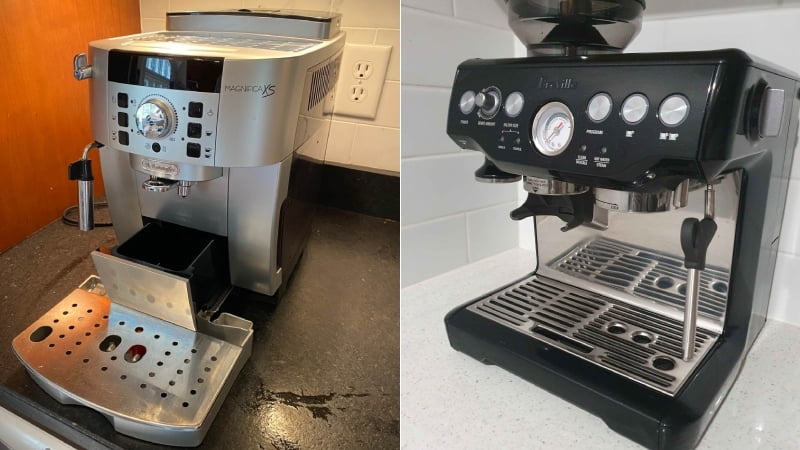 Breville Barista Express vs Delonghi Magnifica XS