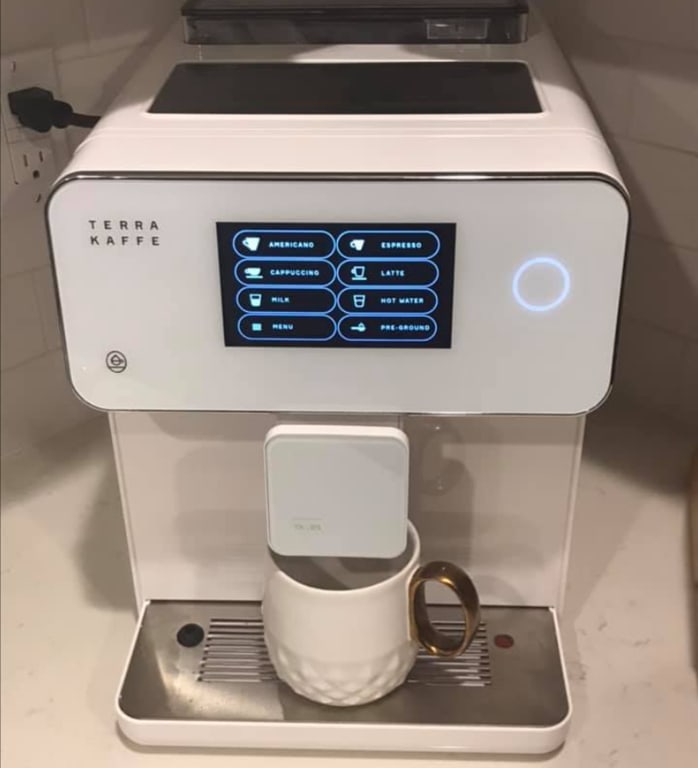 Terra Kaffe offers more one-touch recipes with milk