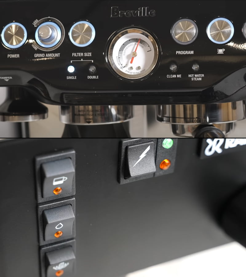 Breville Barista Express vs Rancilio Silvia A Detailed Comparison!