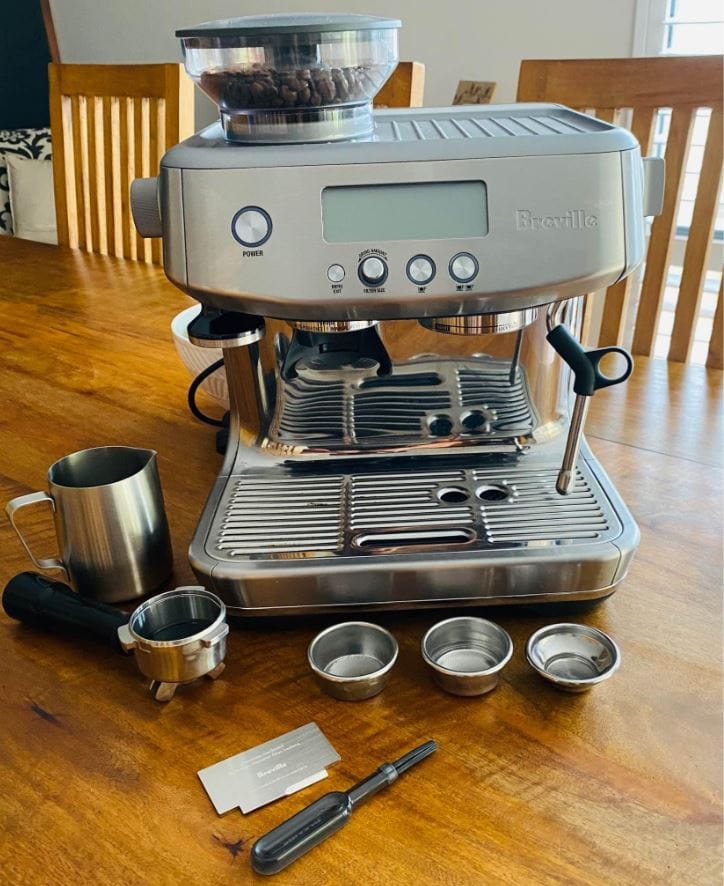 Breville Barista Pro boasts a super-quick heat-up time