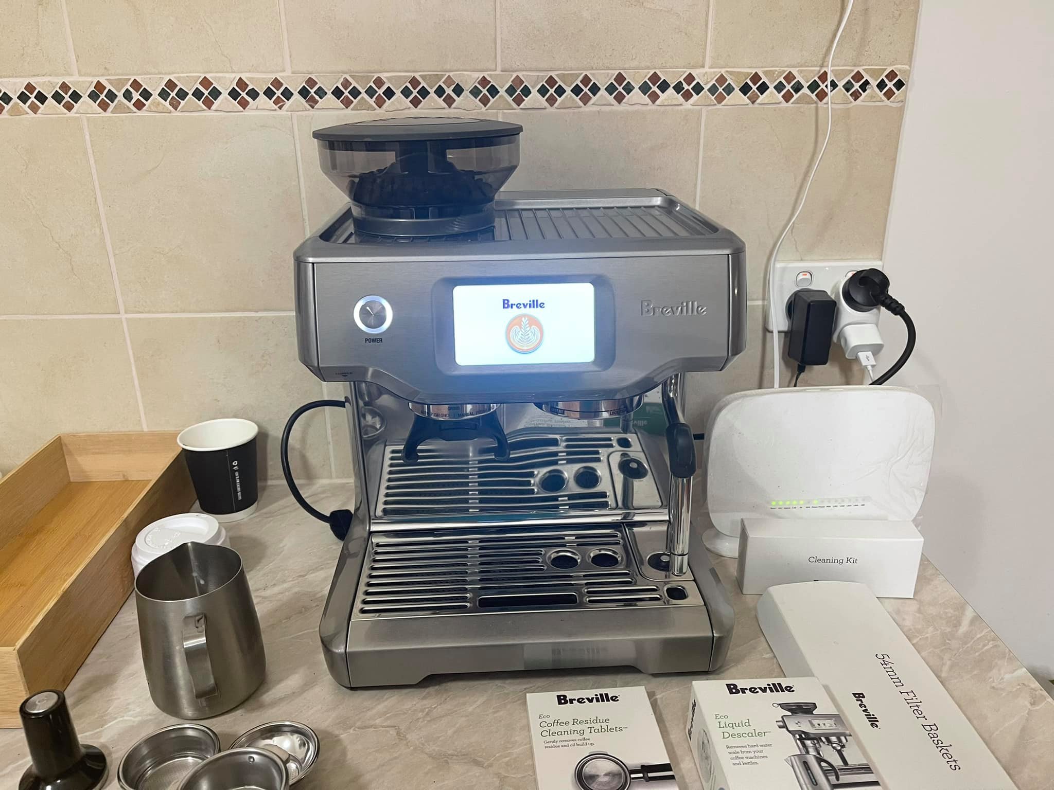 Breville Barista Touch has a large drip tray
