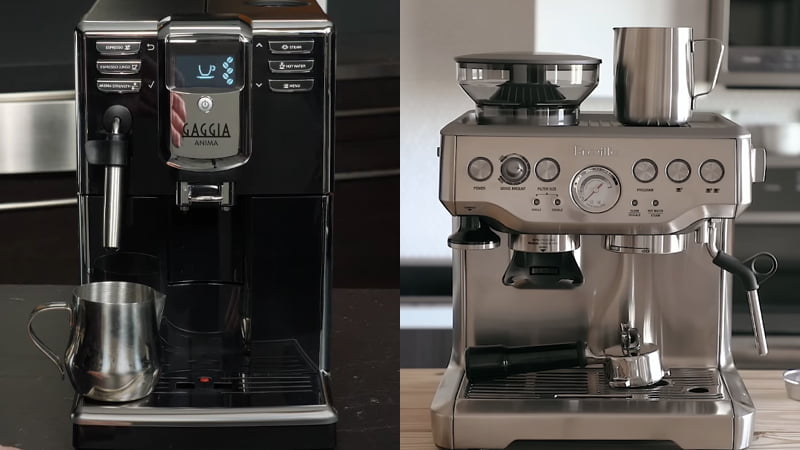 gaggia anima vs breville barista express: battle of two budget-oriented espresso machines!
