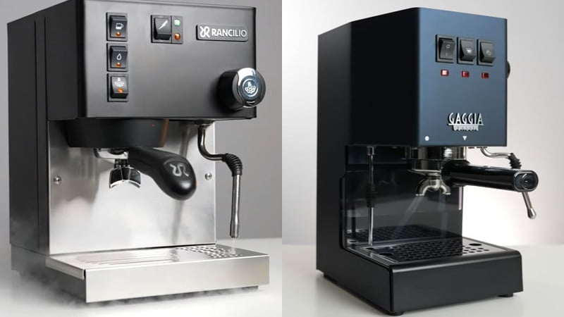 rancilio silvia m vs gaggia classic pro: review 2 top models