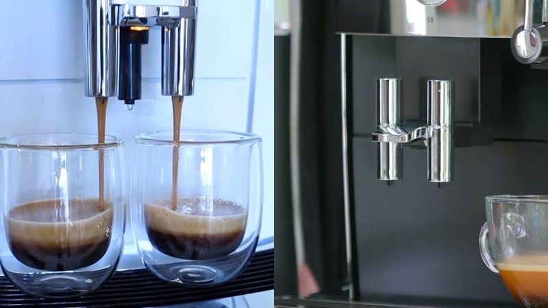 jura e8 vs s8's coffee dual spout