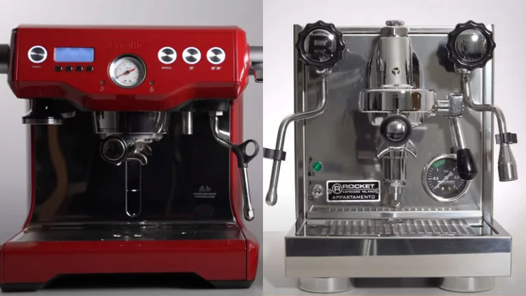 breville dual boiler vs rocket appartamento: which is better?