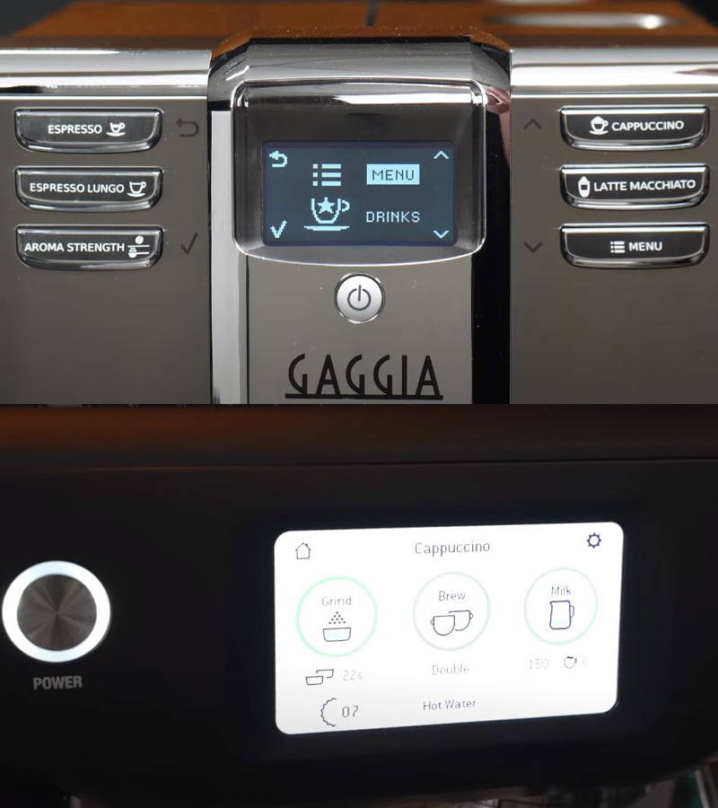 Gaggia Anima Prestige vs Breville Barista Touch Comparison