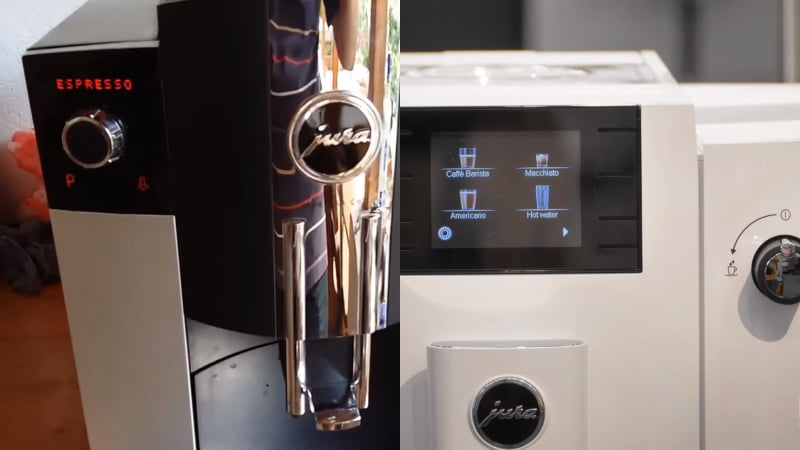 Jura C65 vs E6: User Interface