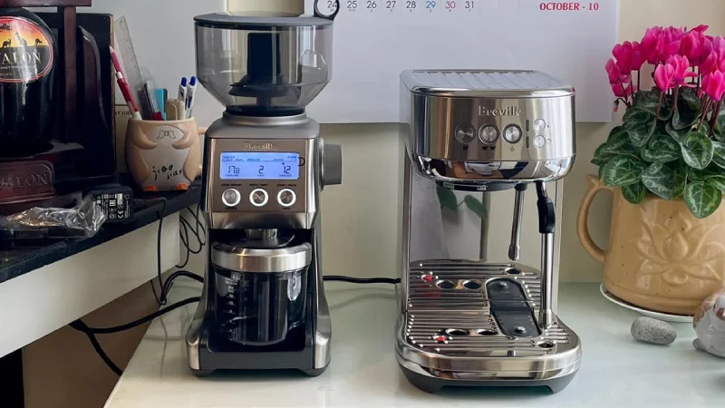 Breville Bambino Plus and Breville Smart Grinder Pro is a perfect combo