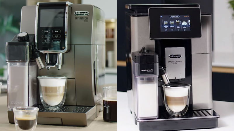 delonghi dinamica plus vs primadonna soul: a head-to-head comparison